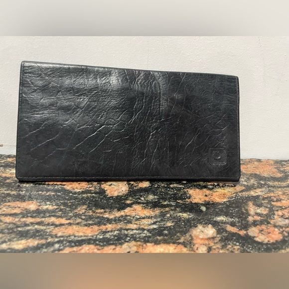 Capaci black pure leather wallet. Used mildly - Picture 3 of 6